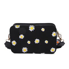 Women Flower Print Bags Zipper Cross-body Bags Bolsos Ladies Messenger Handbags