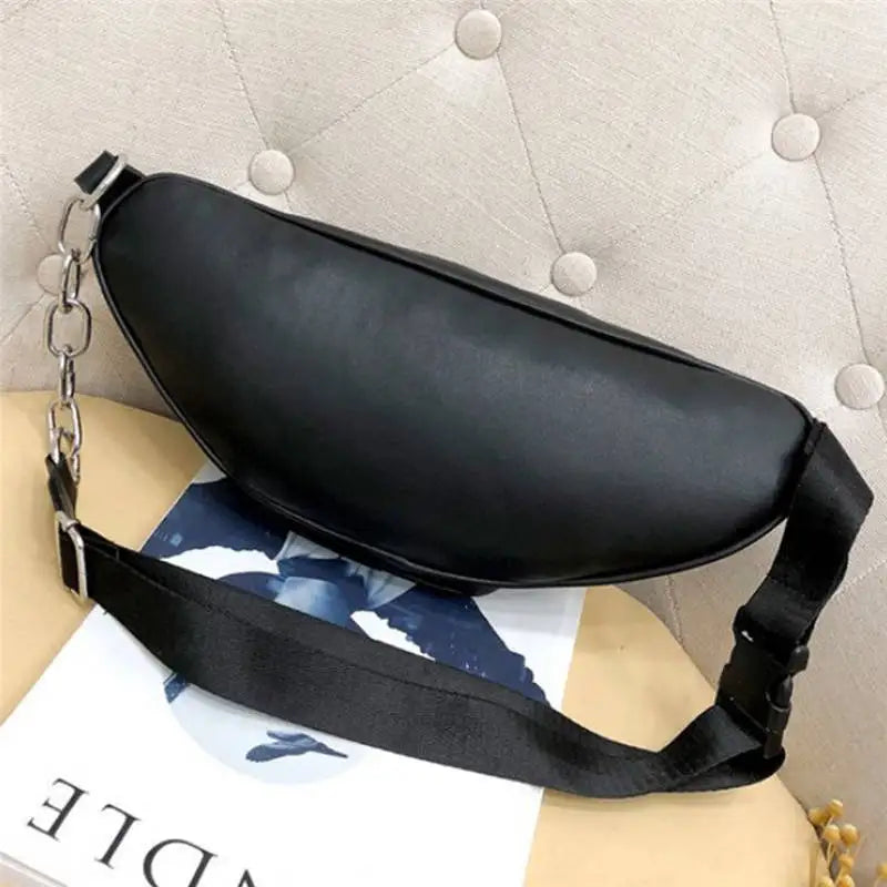 Women Faux Leather Waist Bag for Cell Phone