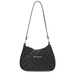 Embroidered PU Leather Shoulder Bag for Women