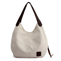 Vintage Canvas Women's Large Capacity Shoulder Bag