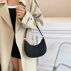 Green Chain Shoulder Pouch Ladies Tote Bag
