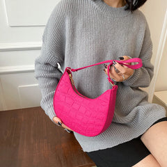 Green Chain Shoulder Pouch Mini Underarm Bag