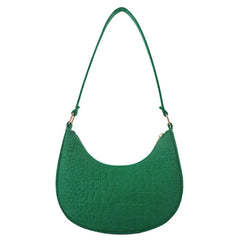 Green Chain Shoulder Pouch Mini Handbag Casual Female Underarm Bag