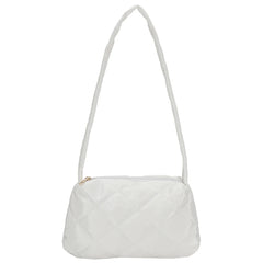 Quilted Top-handle Travel Purse Soft Nylon Bag for Autumn Winter