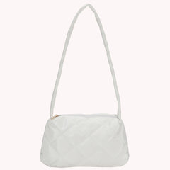 Quilted Top-handle Travel Purse Soft Nylon Bag for Autumn Winter