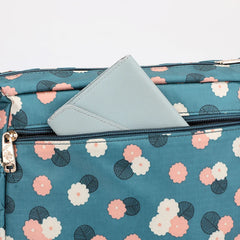 Floral Printed Nylon Crossbody Bag for Women