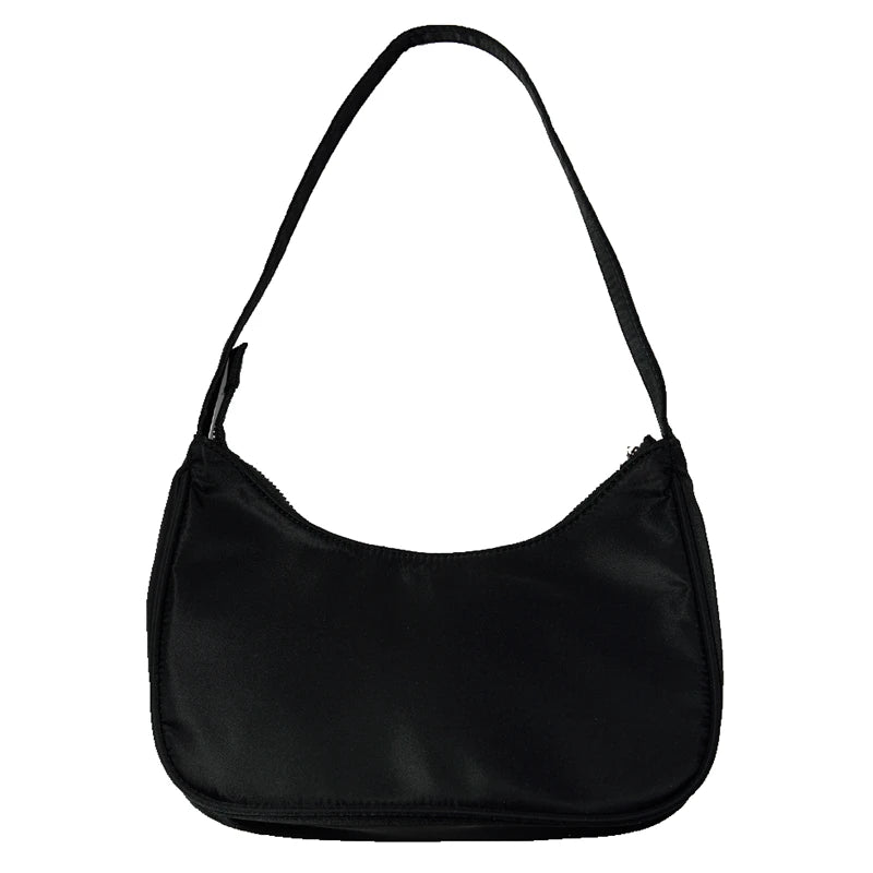 Nylon Hobo Underarm Bag Women Single Shoulder Clutch Purse Handbags