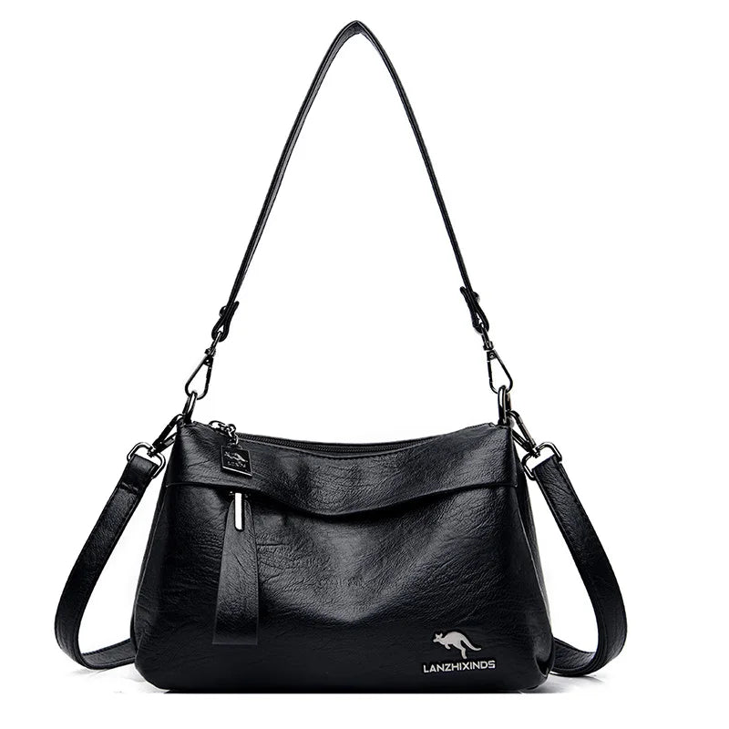 Women Leather Crossbody Bag Handbag Messenger Shoulder Bag