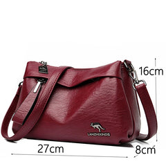 Women Leather Crossbody Bag Handbag Messenger Shoulder Bag