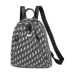 Women Letter Backpack Oxford Canvas Bag Casual Ladies Travel Small Bag