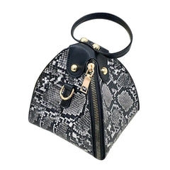 Leopard Print Women's Large Capacity Leather Shoulder Bag Messenger Bag