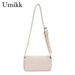 Women Messenger Bag Casual Underarm Bag Adjustable Strap Soft Cloth