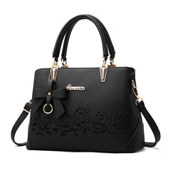 Vintage Leather Women Messenger Bag Top-Handle Purse Wallet Handbag