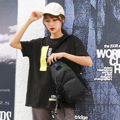 Women Oxford Shoulder Bag Large Capacity Waterproof Chest Bag