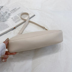 Women PU Shoulder Underarm Bag Casual Solid Small Purse Handbags