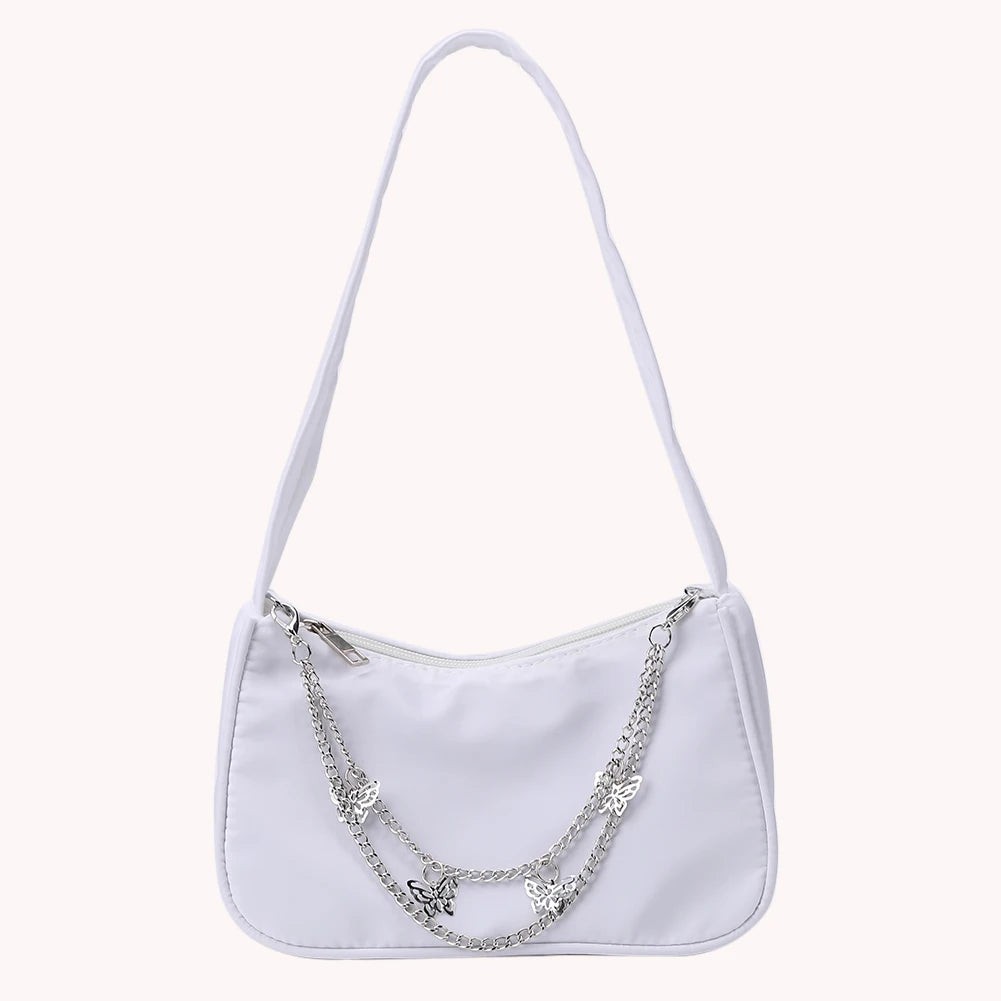 Women Butterfly Mini Purse Bag Chain Casual Shoulder Underarm