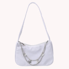 Women Butterfly Mini Purse Bag Chain Casual Shoulder Underarm