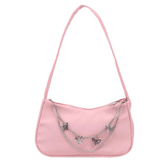 Women Butterfly Chain Mini Purse Underarm Bag