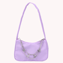 Women Butterfly Chain Mini Purse Underarm Bag