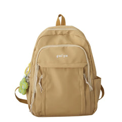 Women School Backpack Teen Girls Student Bookbags Solid College School Bag