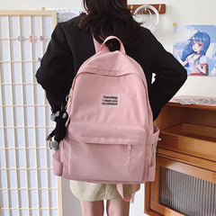 Women School Backpack Teen Girl Mochila Bagpack Pack Nylon Backpack
