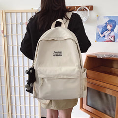 Women School Backpack Teen Girl Mochila Bagpack Pack Nylon Backpack