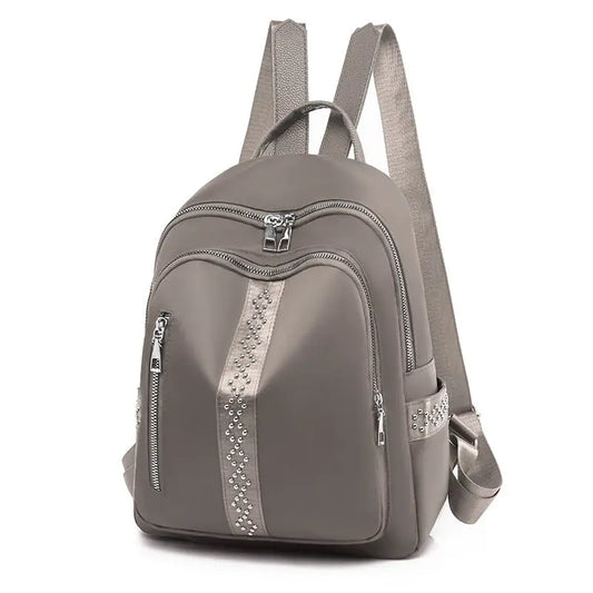 Women School Backpacks Zipper Ladies Backpack Large Capacity Teenage Girls