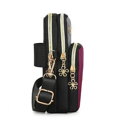 Women Shoulder Bag 3 Layer Wallet Crossbody