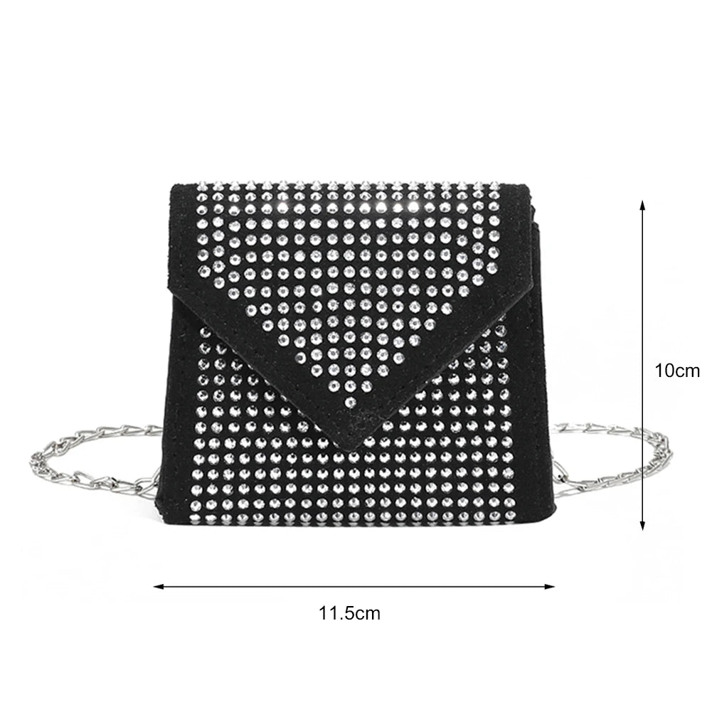 Women Diamond Tote Shoulder Bag Handbag Purse