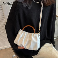 Women Shoulder Bag Messenger Bag PU Solid Ladies Crossbody Bags