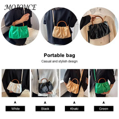 Women Shoulder Bag Messenger Bag PU Solid Ladies Crossbody Bags