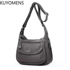Women Shoulder Bag Pu Leather Crossbody Bag High Messenger Bag Grey