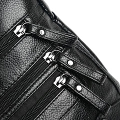 Multi-function Women Shoulder Bag Soft PU Leather Satchels