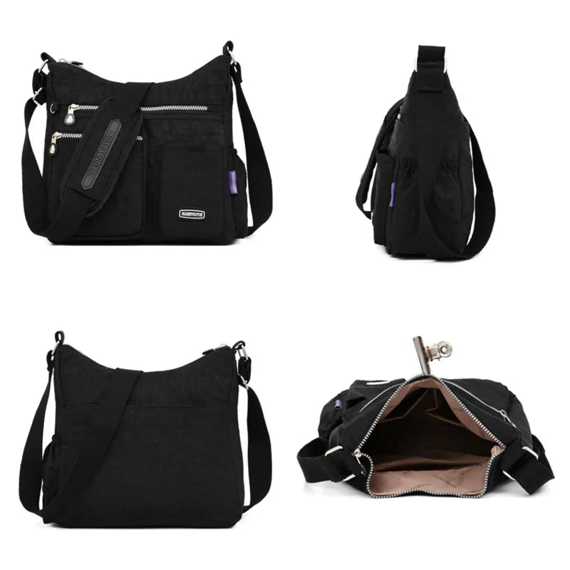 Waterproof Nylon Womens Shoulder Bag