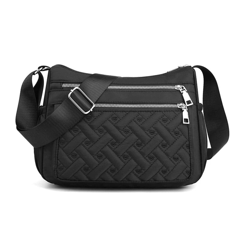Waterproof Nylon Shoulder Bag Large Capacity Ladies Handbags