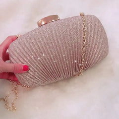 Pink Shoulder Bag Evening Clutch Girls Party Bag A1399