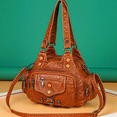 Women Shoulder Bag Soft Leather Crossbody Lady Messenger