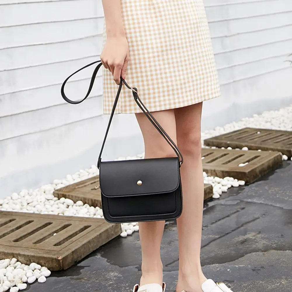Women Shoulder Bags PU Leather Flap Large Capacity Crossbody Clutch Purse