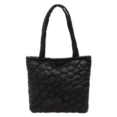 Quilted Rhombus Pattern Shoulder Handbag