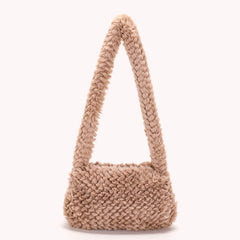Heart Plush Shoulder Bag for Ladies