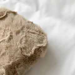 Heart Plush Shoulder Bag for Ladies