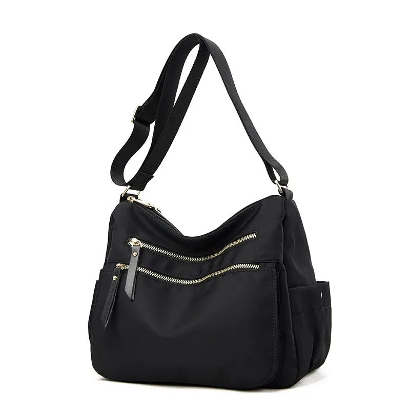 Waterproof Nylon Shoulder Bag Crossbody Messenger Handbag