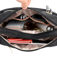 Waterproof Nylon Shoulder Bag Crossbody Messenger Handbag