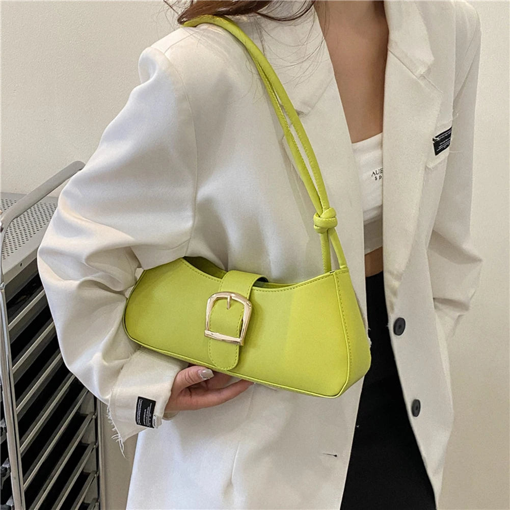 Women Shoulder Crossbody Bag Adjustable Hobos Top-handle Bags Solid Shopper Bag