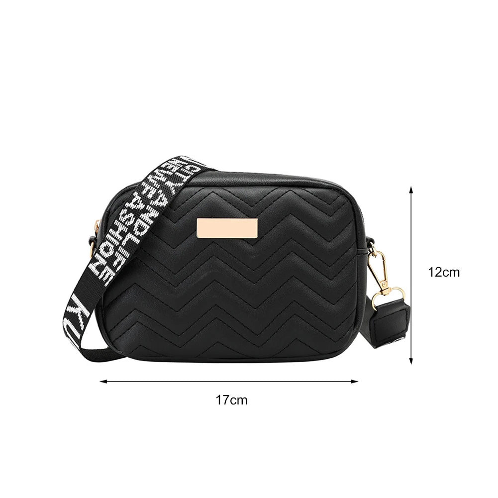 Casual Small Messenger Handbag PU Leather Shoulder Crossbody Bag