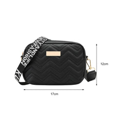 Small Crossbody Bag PU Leather Messenger Handbag