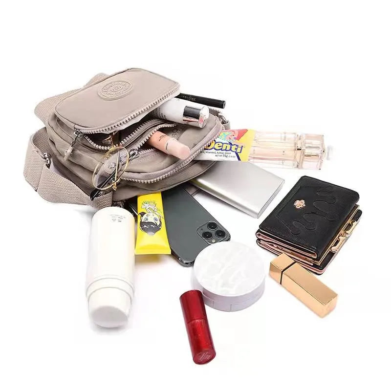 Women Shoulder Messenger Bag Lightweight Waterproof Zipper