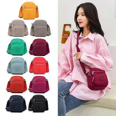 Women Shoulder Messenger Bag Lightweight Waterproof Zipper