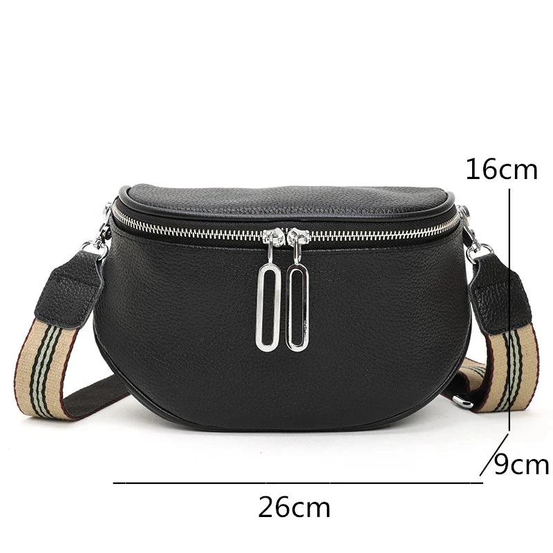 High Cowhide Women Shoulder Bag Tote Leather Handbag
