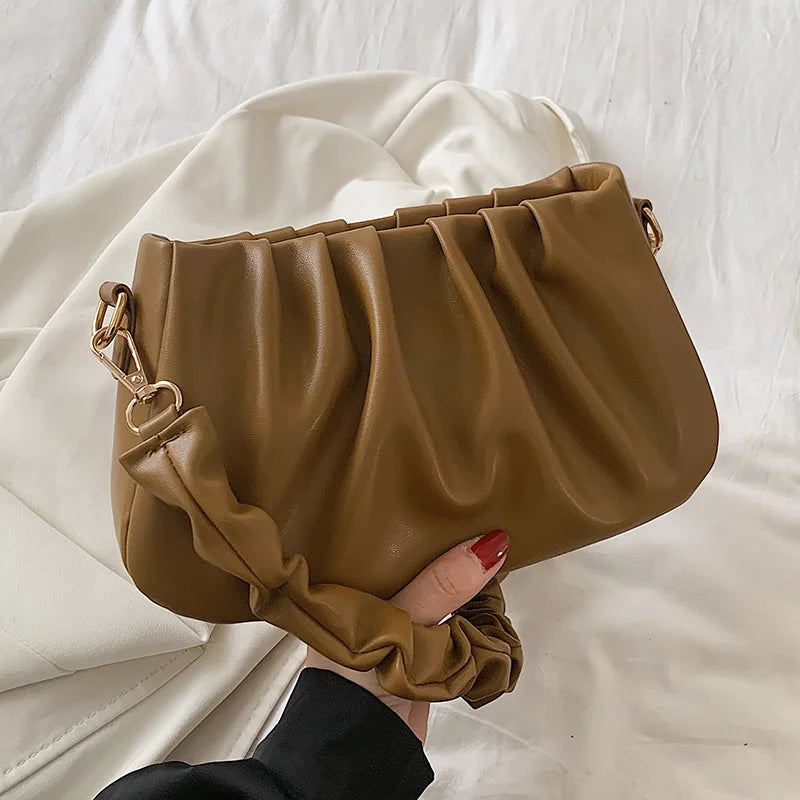 Women Small Pu Leather Handbags Shoulder Bags Travel Messenger Bags